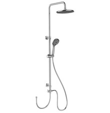 ⚡️WENKO Duschsystem Chrom Rain + Wassersparbrause verstellbar