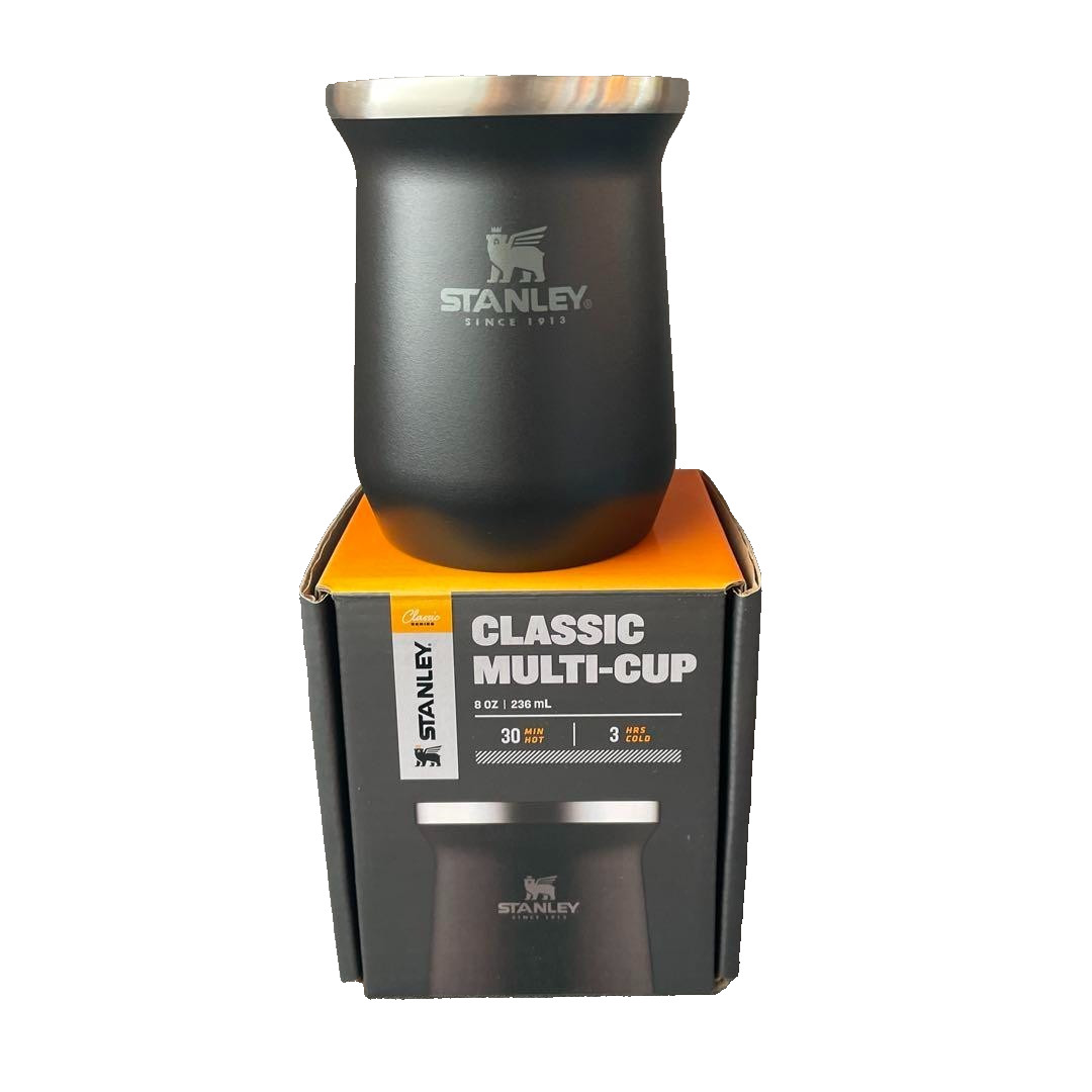 STANLEY Classic Vaso de Vacío Negro 7.8oz 230ml Taza Aislada De Japón NUEVO