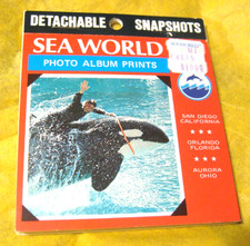 Sea World Detachable Snapshots Photo Album Prints 1974