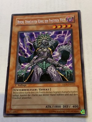 EEN-DE022 Brron, Verrückter König der Finsternen Welt 1AuRare a Elemental Energy