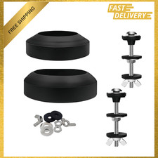 Toilet Tank to Bowl Repair Kit, Rubber Gaskets, Metal Bolts, Universal Fit