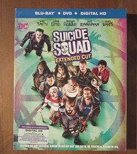 Suicide Squad Extended Cut Blu-ray + DVD - Brand New and Sealed!