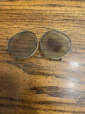 Vintage 1950s American Optical Ao Clip On Green Lens Sunglasses