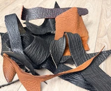 Genuine Shark Scraps Remnant Hide Leather Skin fish salmon remnants Scrap 20