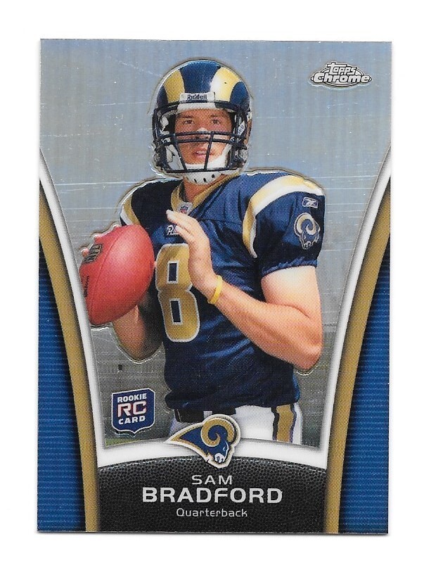 2010 Topps Chrome Sam Bradford Refractor Rookie Card