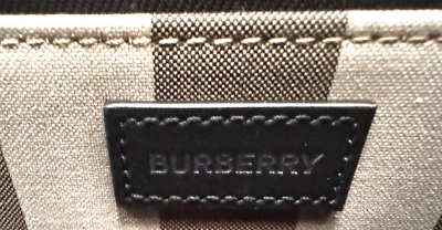 $1,090 Burberry Small Book Tote Taupe/Brown With shoulder leather