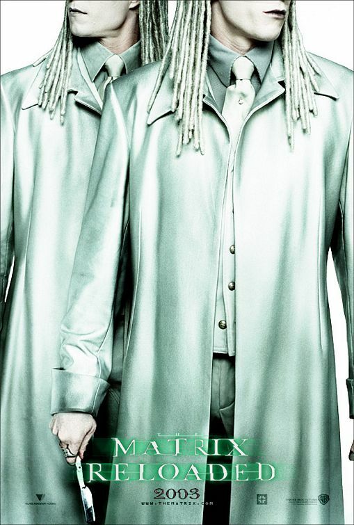 The Matrix Reloaded Movie Poster 27 x 39 S/S Neil & Adrian Rayment