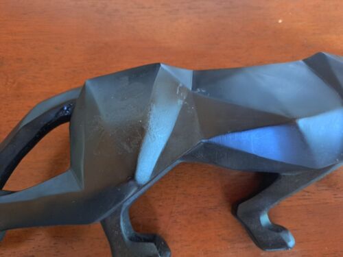 Black Panther wooden statue 17in x 5.5in tall - Imagen 4 de 7