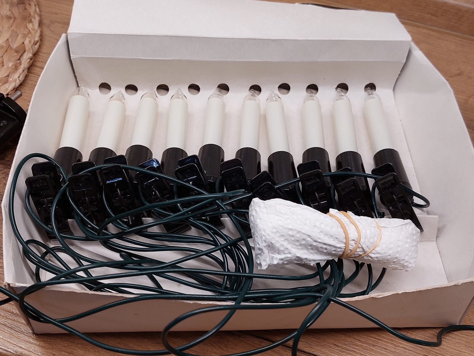 Osram VINTAGE Weihnachtsbaum-Lichterkette 10 Lampen Klemme IP 20 Innen alt 220V