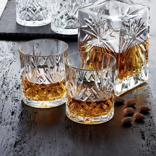 Set Of 2 Crystal Whiskey Glasses Bar Gift Scotch, Bourbon G&T Tumblers BOXED - Image 3 of 4