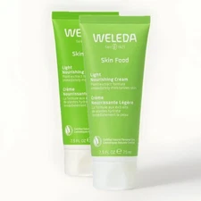 New 2X Weleda Skin Food LIGHT Nourishing Cream 2.5 fl oz/75ml (Pack 2) Exp 12/26