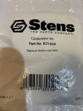 Stens 614-610 carburetor kit for Walbro K20-WYJ