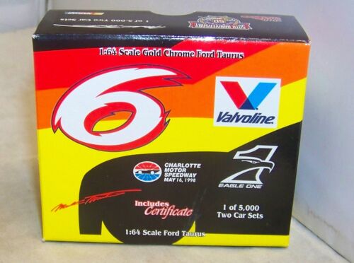 1:64 1998 RACING CHAMPIONS #6 EAGLE 1 MARK MARTIN CHARLOTTE GOLD 2 CAR SET - Picture 3 of 5