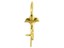 Gold Fleur de Lis Earrings | Handcrafted