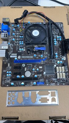 MSI MS-7721 VER: 1.3 M-ATX AMD A75 DDR3 Motherboard FM2-A75MA-E35 (Tested) w/CPU