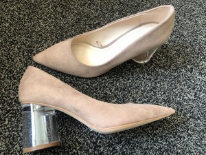 clear heel sandals zara