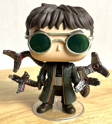 Spider-Man Doc Ock Vinyl Bobble Head With Stand Funko Pop! Marvel: NEW Loose