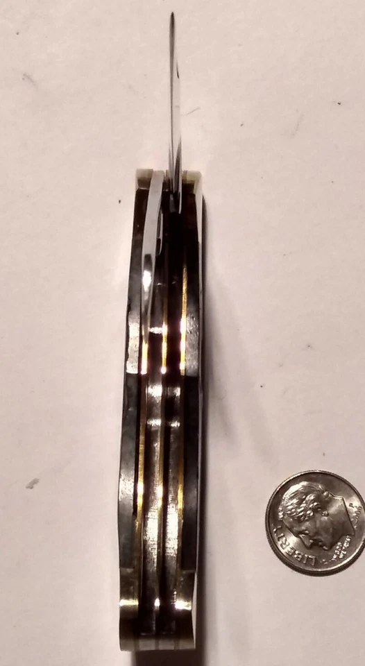 Li'l Saddle Horn Worm Groove Bone 3 1/4" Stainless Steel w/Nickle Silver *SALE* - Image 4 of 4