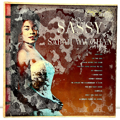 Sarah Vaughan Sassy 1956 Vinyl EmArcy Records 1st Press