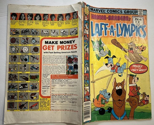 LAFF-A-LYMPICS 1978 #2 COMIC BOOK HANNA-BARBERA YOGI BEAR SCOOBY DOO HUCKLEBERRY - Picture 2 of 3