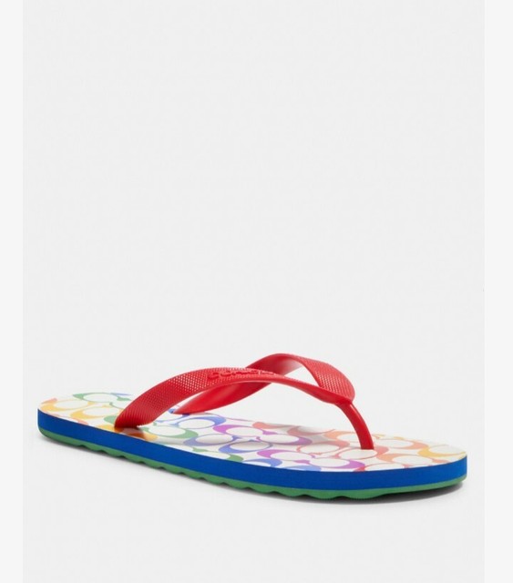 coach flip flops size 11
