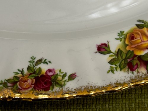 Royal Albert Old Country Roses Oval Serving Platter 13.25" X 10.25" England - Picture 4 of 9