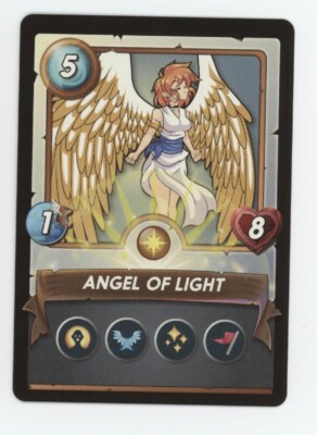 2019 Kickstarter Splinterlands Steem Monster Physical Card Angel of Light