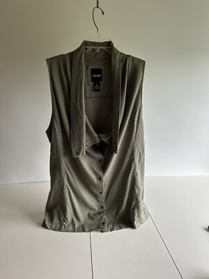 Me Jane Women's Khaki Vest Size XL
