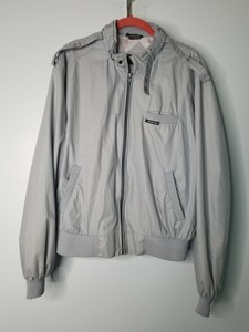 members only grey bomber jacket