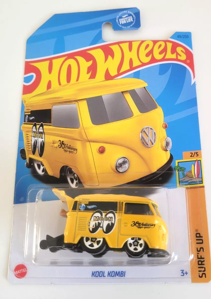 Hot Wheels Kool Kombi Mooneyes Yellow 49 2023 Surf s UP
