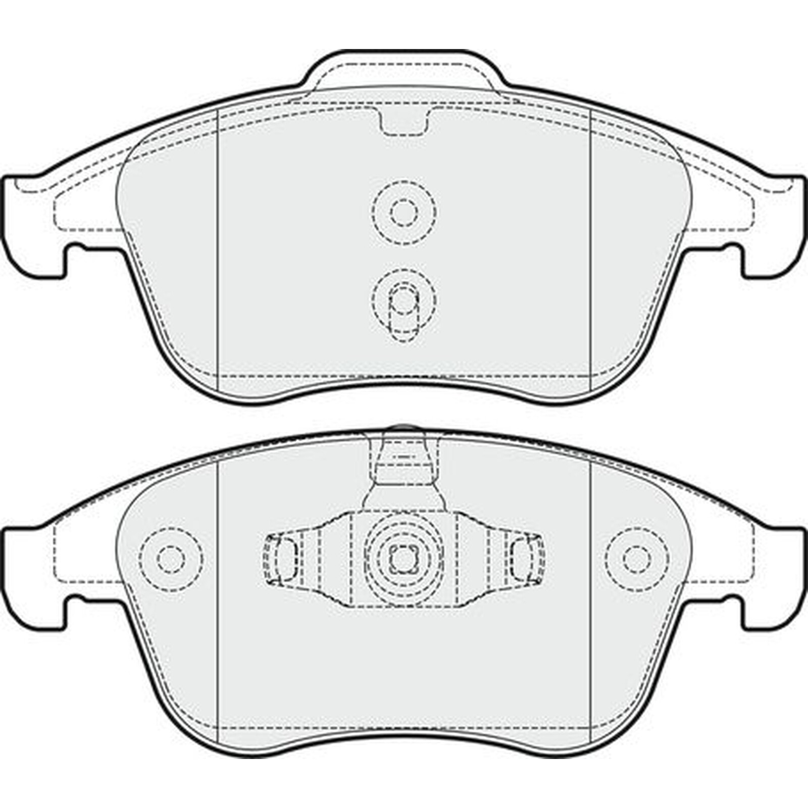 Apec Blue Brake Pads - Front PD3261 - For Renault Clio and Megane and Scenic