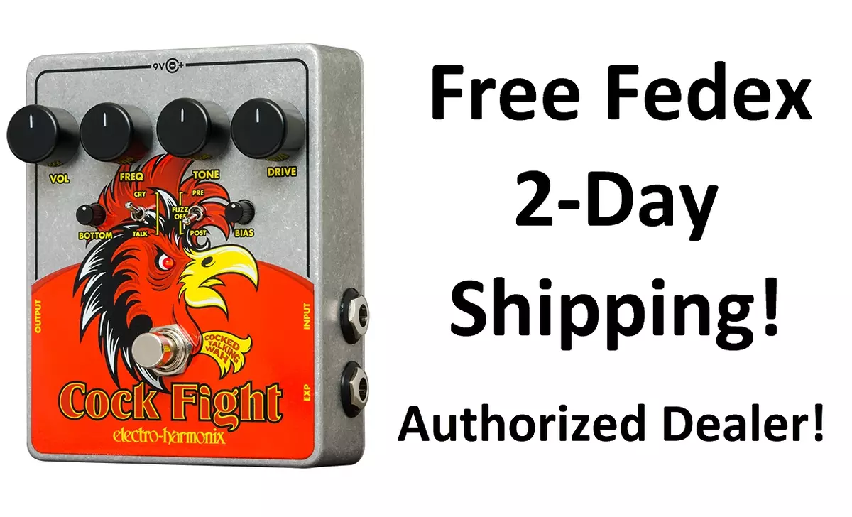 New Electro-Harmonix EHX Cock Fight Cocked Talking Wah Guitar