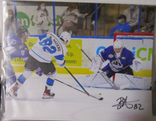 BRADLY NADEAU SIGNED 8X10 MATTE PHOTO CAROLINA HURRICANES (B)