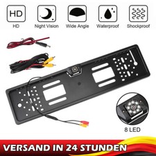 Auto Rückfahrkamera Kennzeichen LED 170° IR Einparkhilfe Nummernschild Halter DE