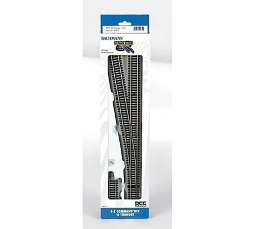 Bachmann 44135 HO Scale E-Z Command DCC #6 Turnout Left - Picture 3 of 9