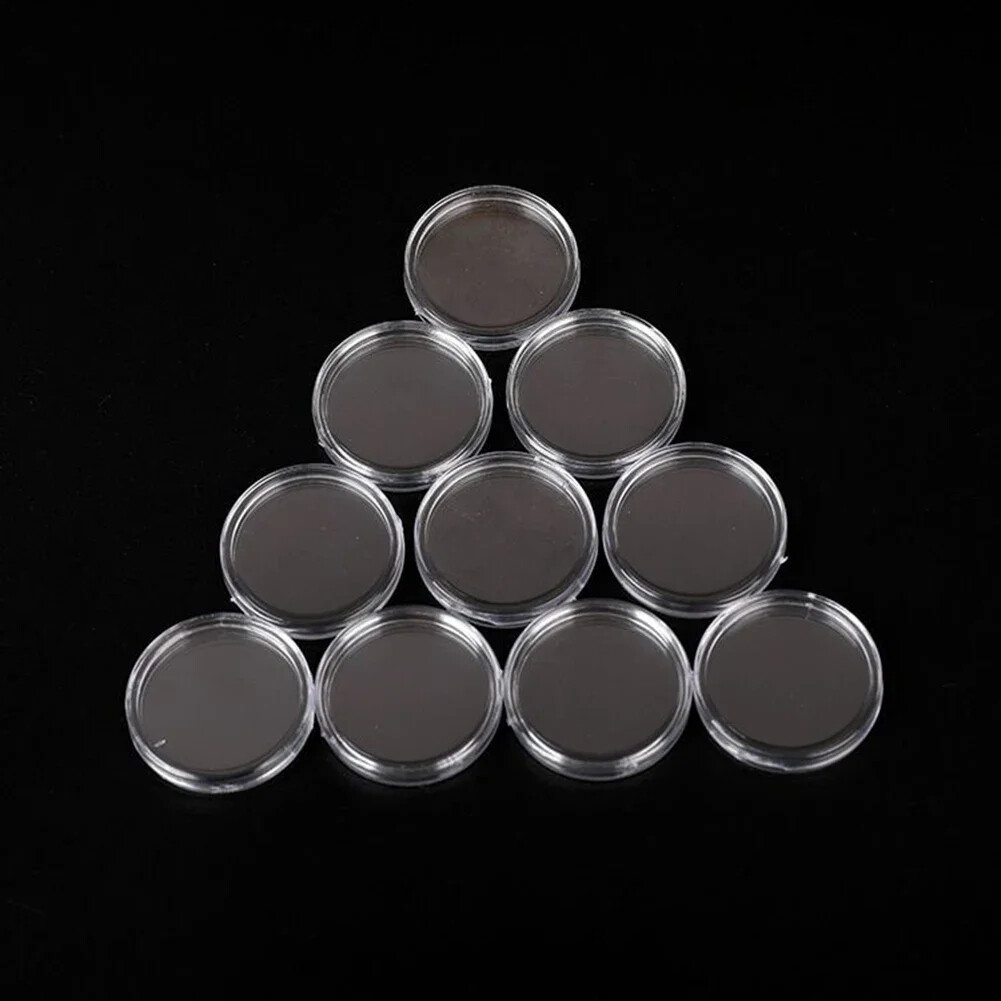 Capsule Portamonete Plastica Trasparente 100 Pz Diametro 19 Mm - Foto 5