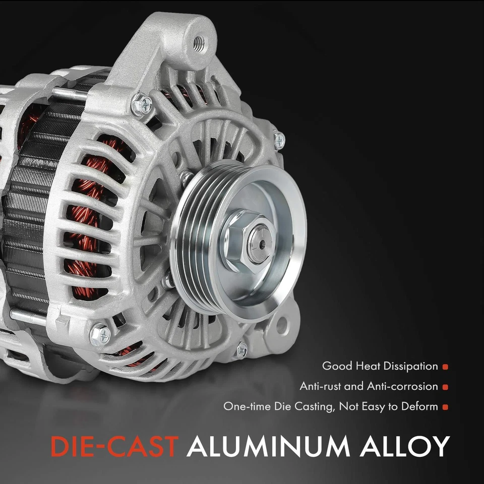 Alternador para Nissan Quest 1999 2000 2001 2002 V6 3.3L125A CW polea de 5 ranuras Foto 4 de 4