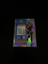 Darius Bazley 2020-21 Optic Contenders Silver Prizm basketball card Thunder 91