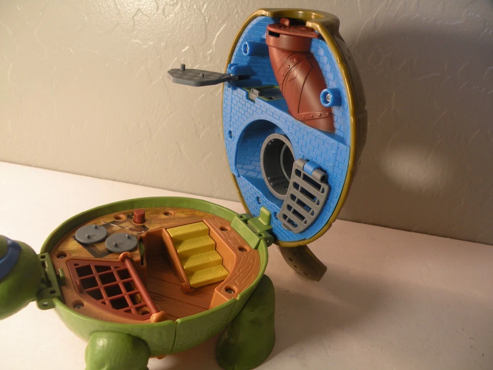 Tortugas Ninja Adolescentes Mutantes Micro Mutantes Leo's Dojo Leonardo Ambas Figuras Foto 4 de 4