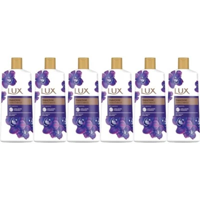 Lux Body Wash Magical Orchid with Juniper Oil Opulent Fragrance 600ML x 6