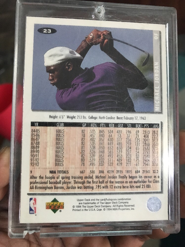 1994 94 Collector's Choice Michael Jordan #23 SILVER SIGNATURE | eBay