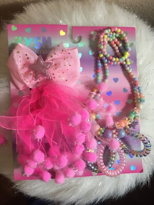 New Girls Hair Accessories + 2 Kid s Necklaces