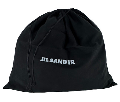 Jil Sander Auth Black Cotton XL XXL Storage Travel Dust Bag 30.5''x26.25''
