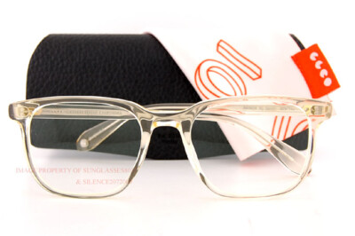 Brand New Garrett Leight Eyeglass Frames Emperor Pure Glass 1079-50-PG For Men