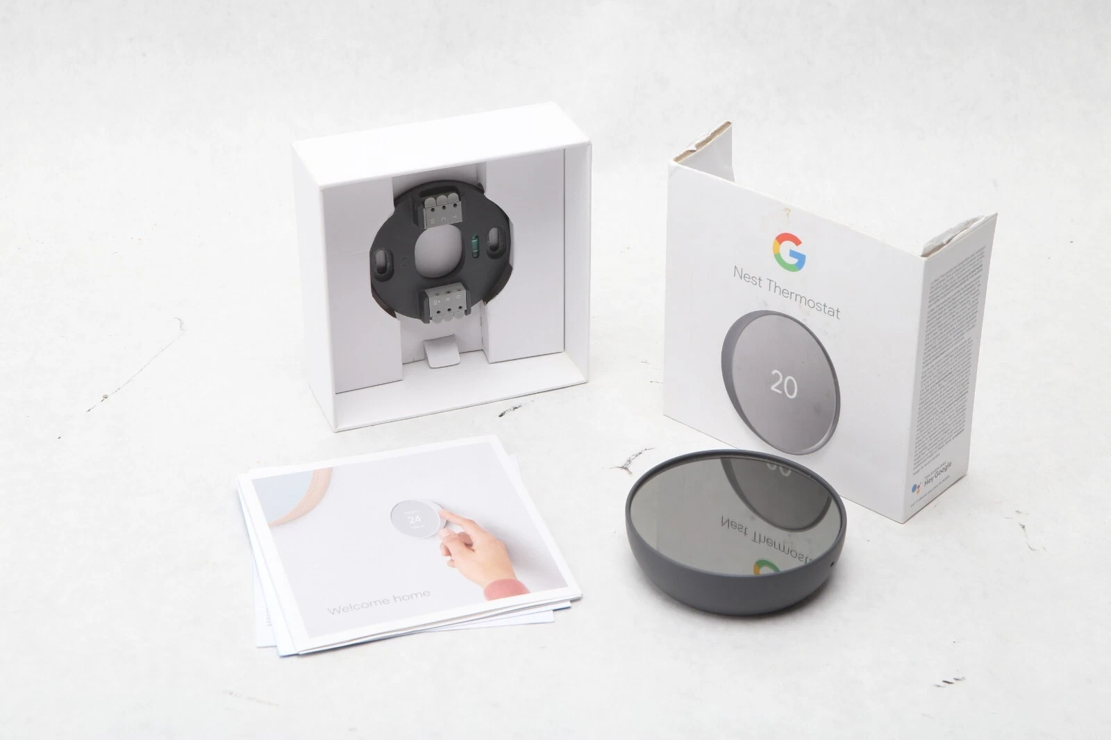 Google Nest Wi-Fi Smart Thermostat - Charcoal OPEN BOX R11