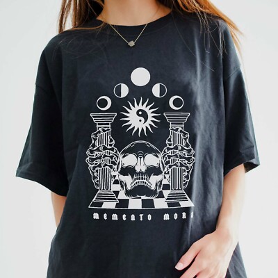 Memento Mori TShirt Dark Academia Clothing Poet Shirt Light Academia Momento 