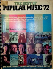 The Best of Popular Music '72 - Piano, Voice, Guitar