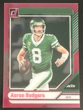 2024 Panini Clearly Donruss Football AARON RODGERS Pink  (New York Jets)