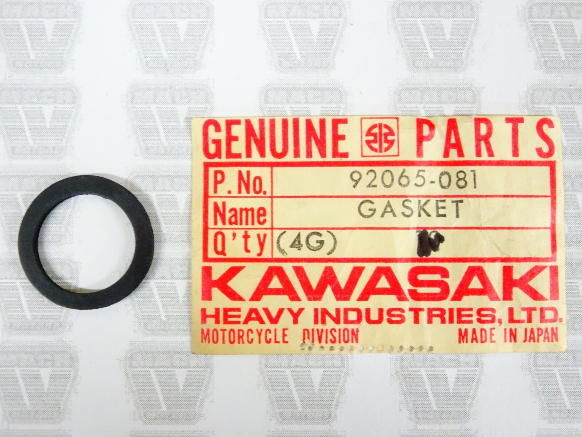 Kawasaki NOS NEW 92065-081 Gasket Z1 S1 S2 S3 F11 KH KZ ZX KH400