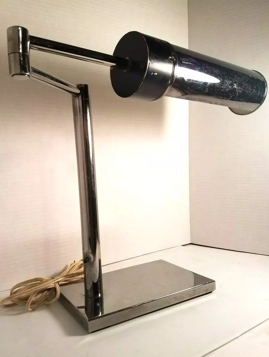VINTAGE MID CENTURY MODERN WALTER VON NESSEN LAMP DESIGNER SIGNED NEW YORK